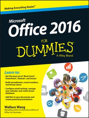 Office 2016 For Dummies - ebook